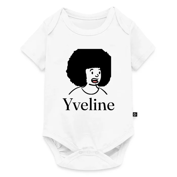 Body bébé personnalisé au prénom Yveline