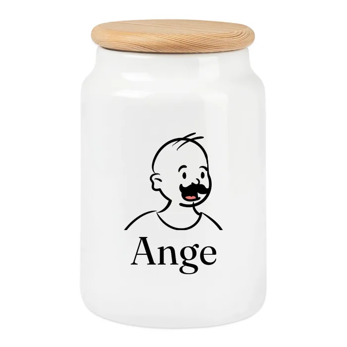 Boîte à biscuits personnalisée au prénom Ange