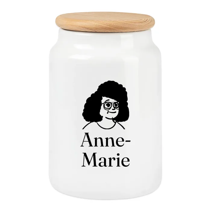 Boîte à biscuits personnalisée au prénom Anne-Marie