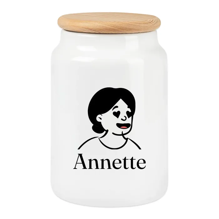 Boîte à biscuits personnalisée au prénom Annette