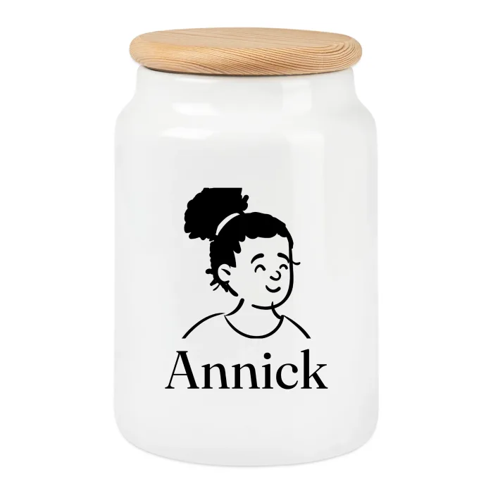 Boîte à biscuits personnalisée au prénom Annick