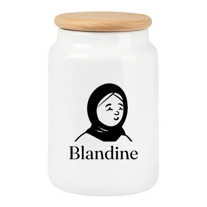 Boîte à biscuits personnalisée au prénom Blandine