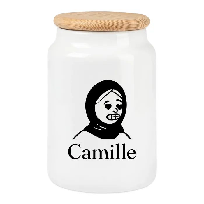 Boîte à biscuits personnalisée au prénom Camille