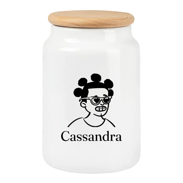 Boîte à biscuits personnalisée au prénom Cassandra