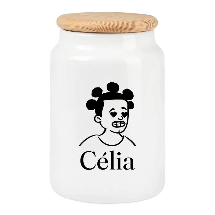 Boîte à biscuits personnalisée au prénom Célia