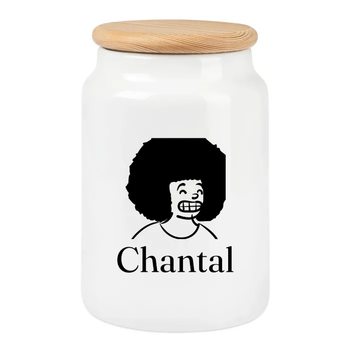 Boîte à biscuits personnalisée au prénom Chantal
