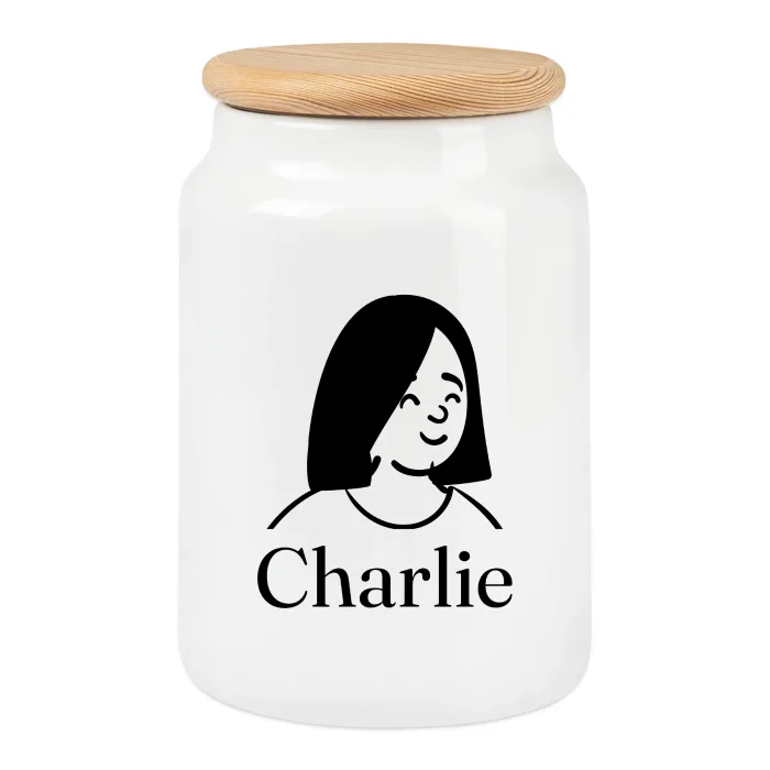Boîte à biscuits personnalisée au prénom Charlie