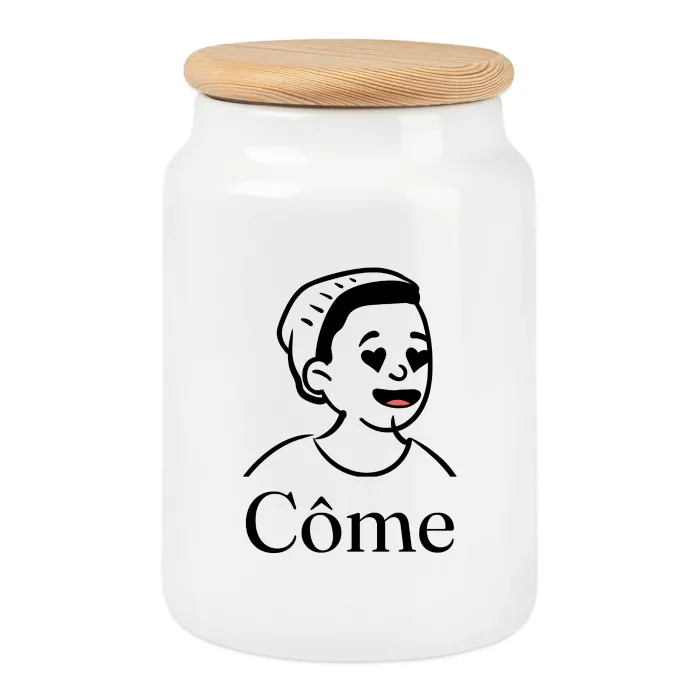 Boîte à biscuits personnalisée au prénom Côme