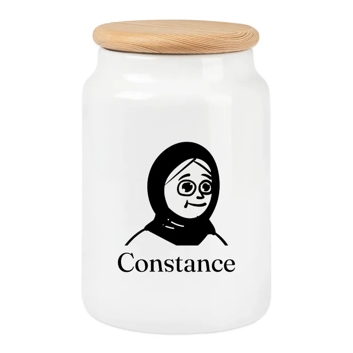Boîte à biscuits personnalisée au prénom Constance