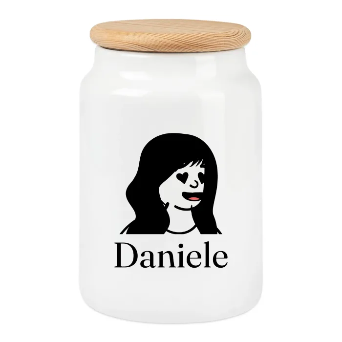 Boîte à biscuits personnalisée au prénom Daniele