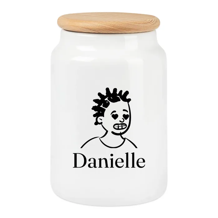 Boîte à biscuits personnalisée au prénom Danielle