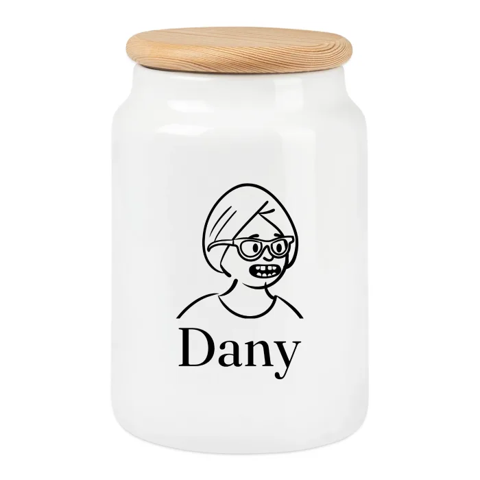 Boîte à biscuits personnalisée au prénom Dany