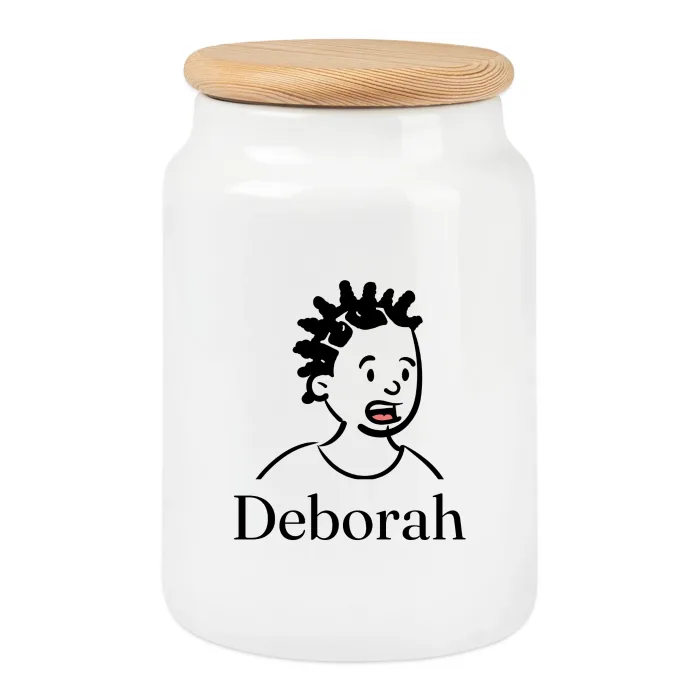 Boîte à biscuits personnalisée au prénom Deborah