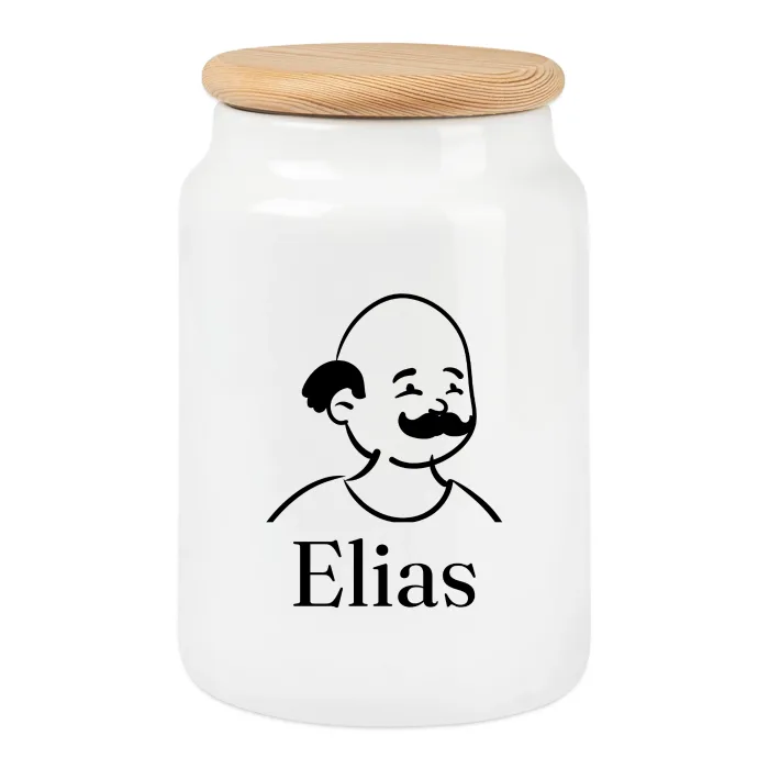 Boîte à biscuits personnalisée au prénom Elias