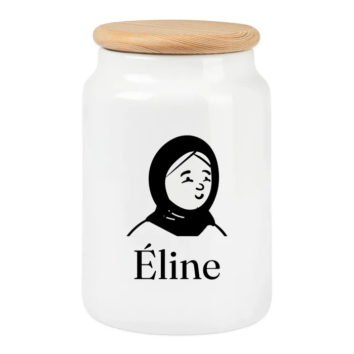Boîte à biscuits personnalisée au prénom Éline