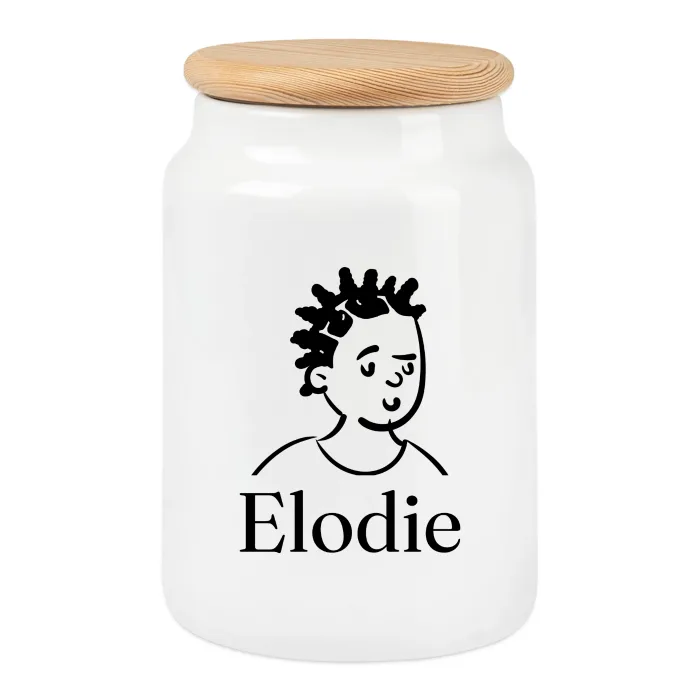 Boîte à biscuits personnalisée au prénom Elodie