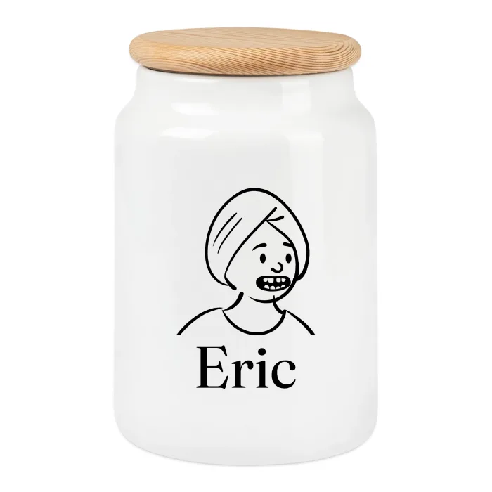 Boîte à biscuits personnalisée au prénom Eric