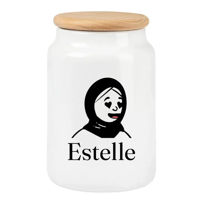 Boîte à biscuits personnalisée au prénom Estelle