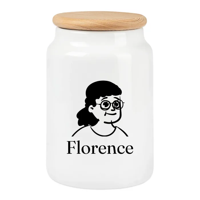 Boîte à biscuits personnalisée au prénom Florence