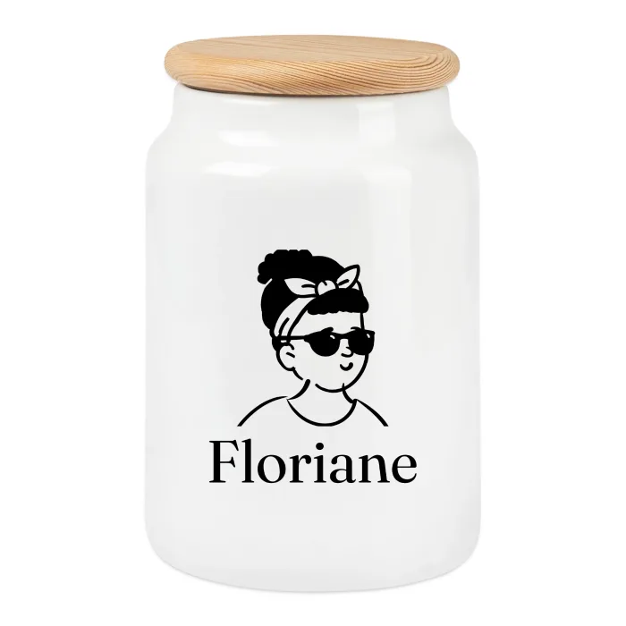 Boîte à biscuits personnalisée au prénom Floriane