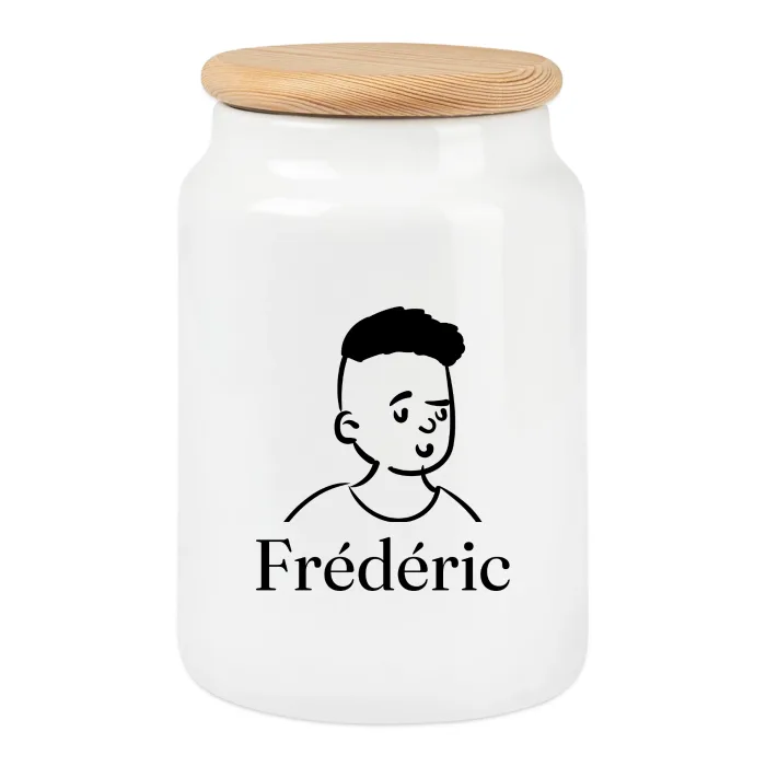 Boîte à biscuits personnalisée au prénom Frédéric