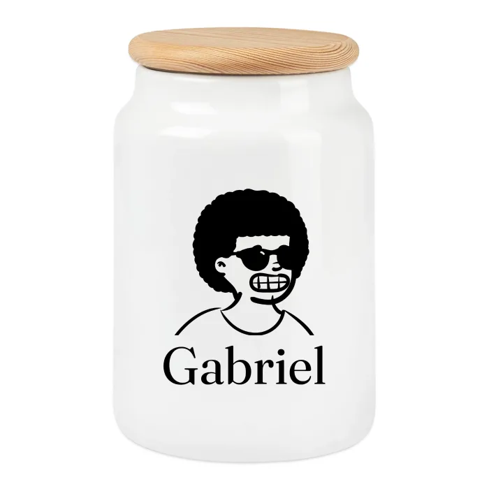 Boîte à biscuits personnalisé au prénom Gabriel