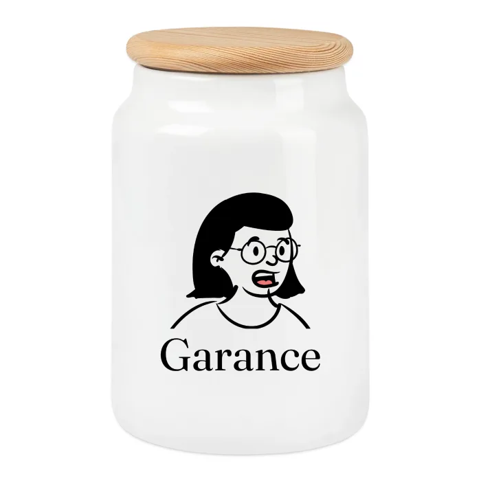 Boîte à biscuits personnalisée au prénom Garance