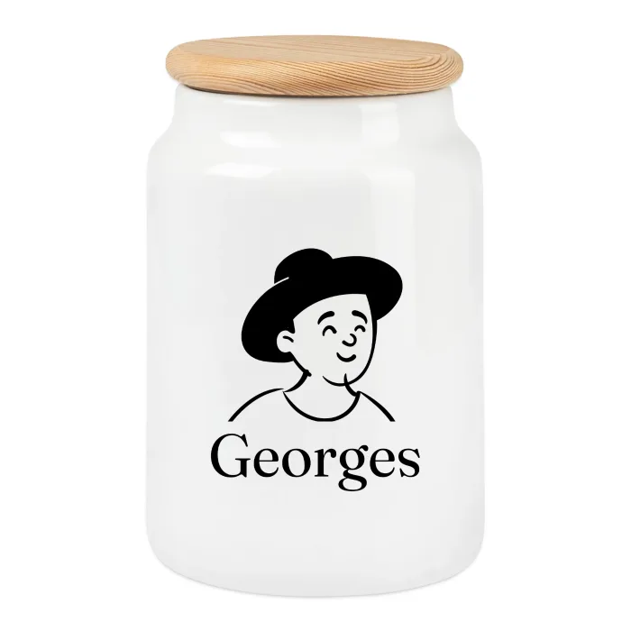 Boîte à biscuits personnalisée au prénom Georges