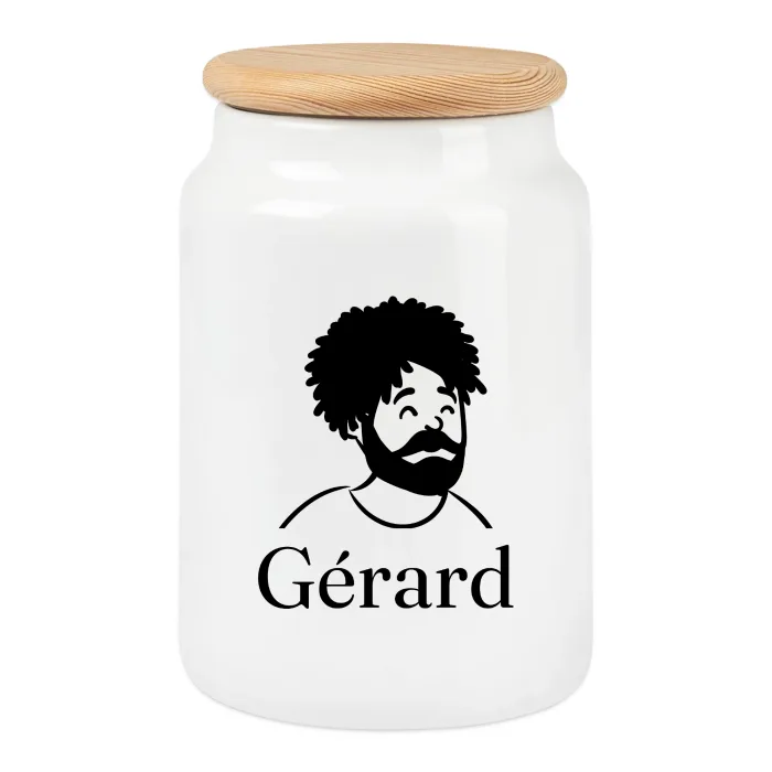 Boîte à biscuits personnalisée au prénom Gérard