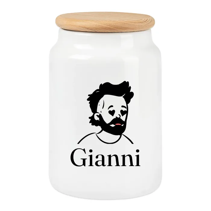 Boîte à biscuits personnalisée au prénom Gianni