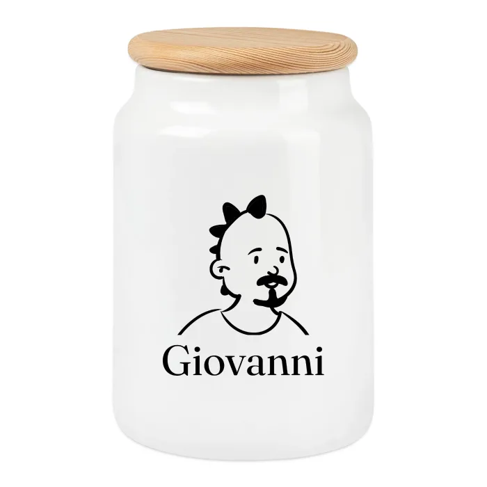 Boîte à biscuits personnalisée au prénom Giovanni