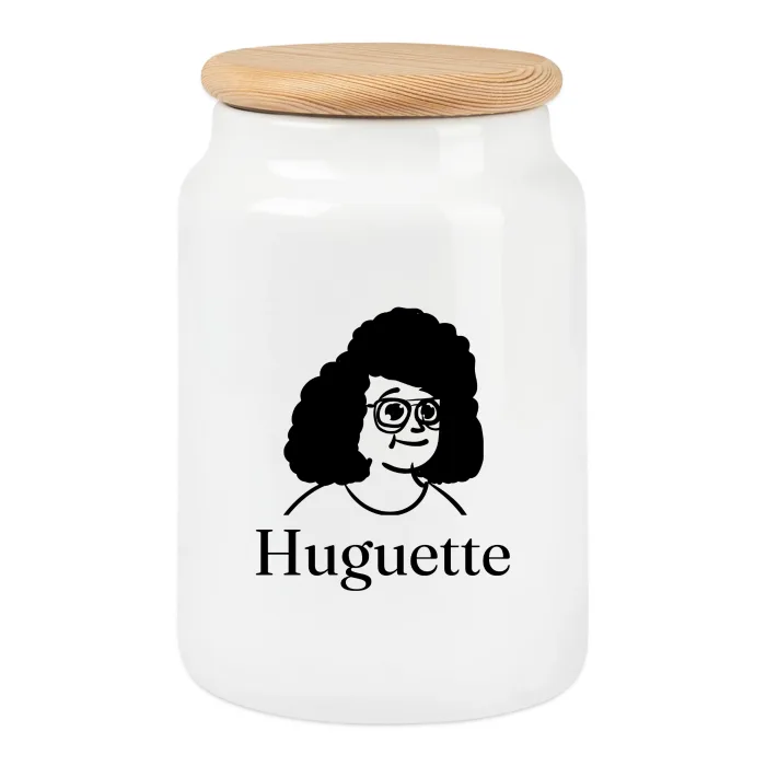 Boîte à biscuits personnalisée au prénom Huguette