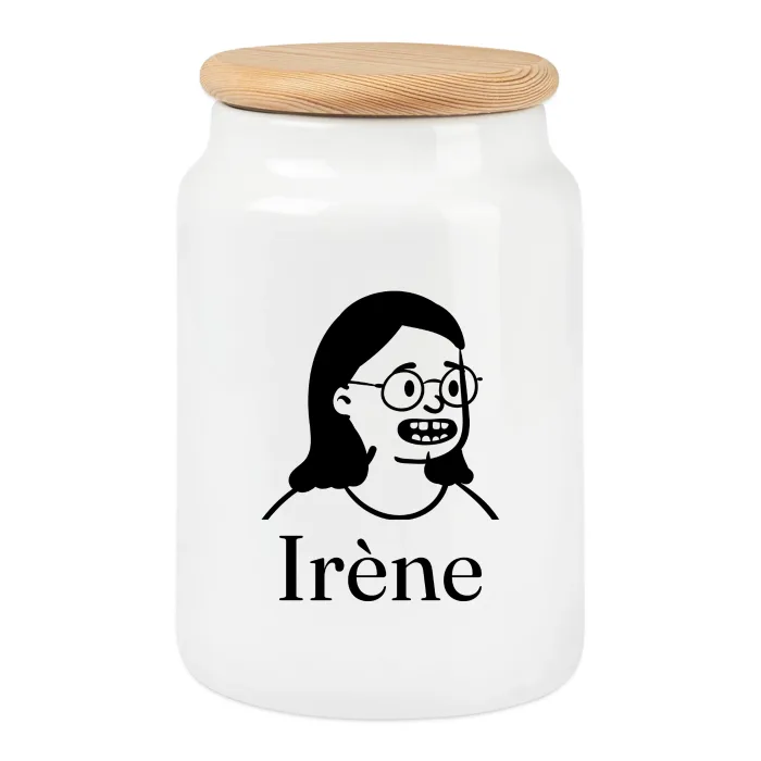 Boîte à biscuits personnalisée au prénom Irène