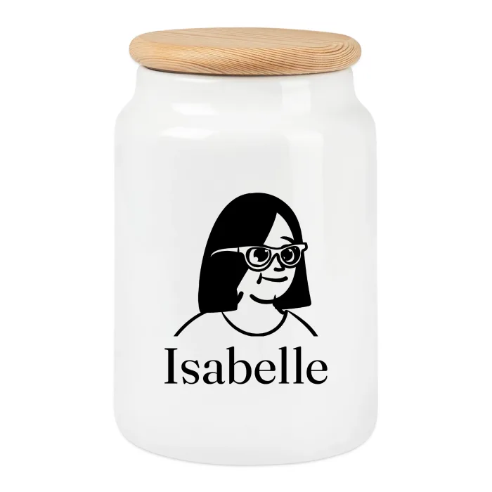 Boîte à biscuits personnalisée au prénom Isabelle