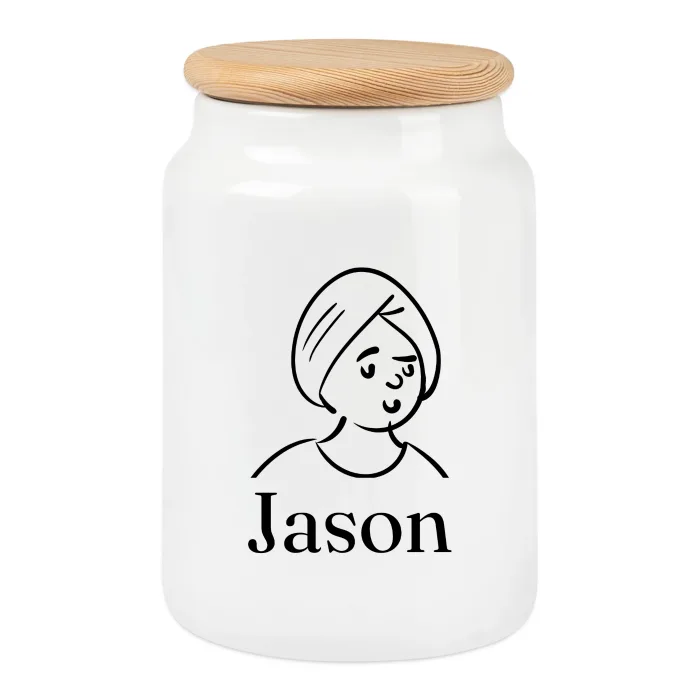 Boîte à biscuits personnalisée au prénom Jason