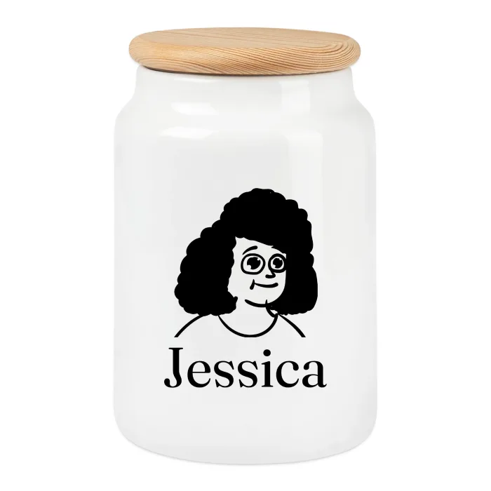 Boîte à biscuits personnalisée au prénom Jessica