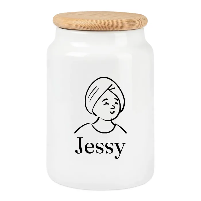 Boîte à biscuits personnalisée au prénom Jessy