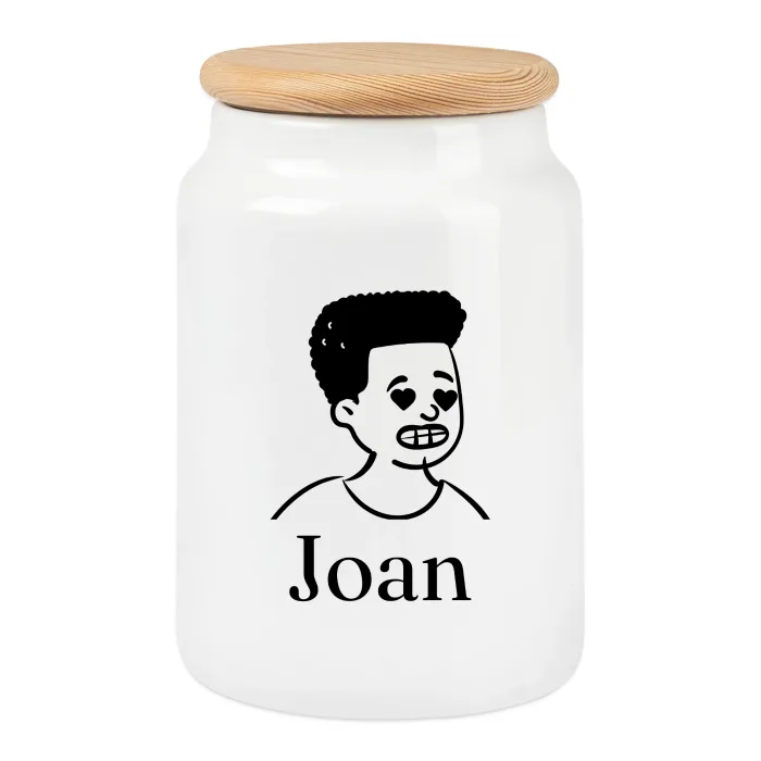 Boîte à biscuits personnalisée au prénom Joan