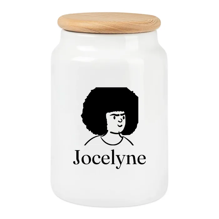 Boîte à biscuits personnalisée au prénom Jocelyne
