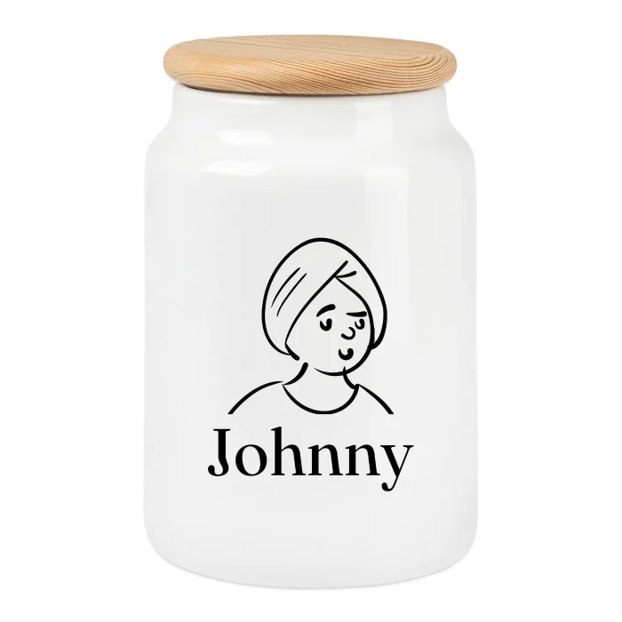 Boîte à biscuits personnalisée au prénom Johnny