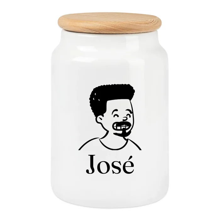 Boîte à biscuits personnalisée au prénom José