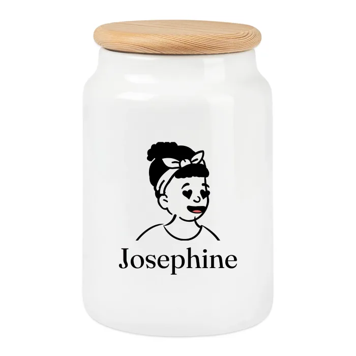 Boîte à biscuits personnalisée au prénom Josephine
