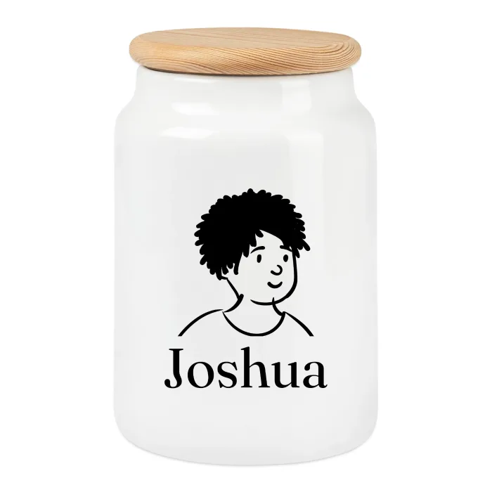 Boîte à biscuits personnalisée au prénom Joshua