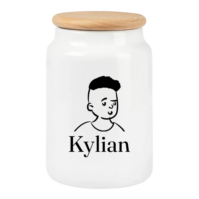 Boîte à biscuits personnalisée au prénom Kylian