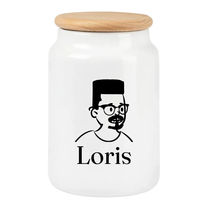 Boîte à biscuits personnalisée au prénom Loris
