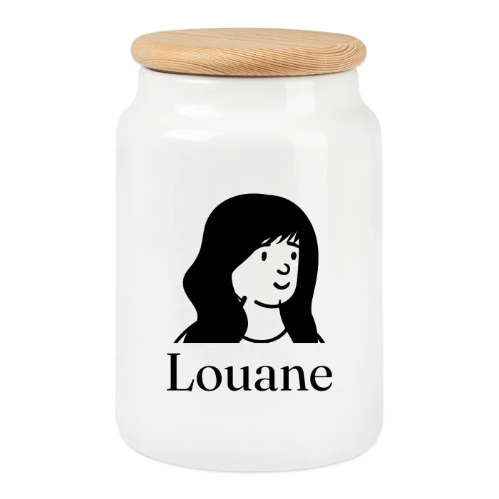 Boîte à biscuits personnalisée au prénom Louane
