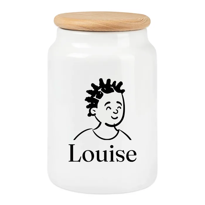 Boîte à biscuits personnalisée au prénom Louise
