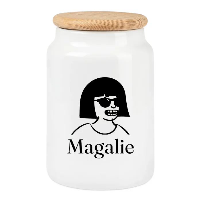 Boîte à biscuits personnalisée au prénom Magalie