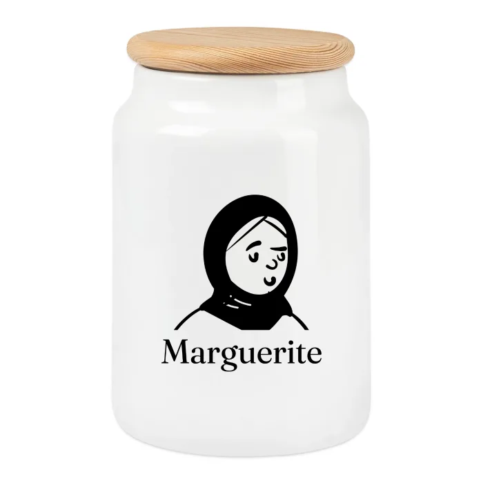 Boîte à biscuits personnalisée au prénom Marguerite