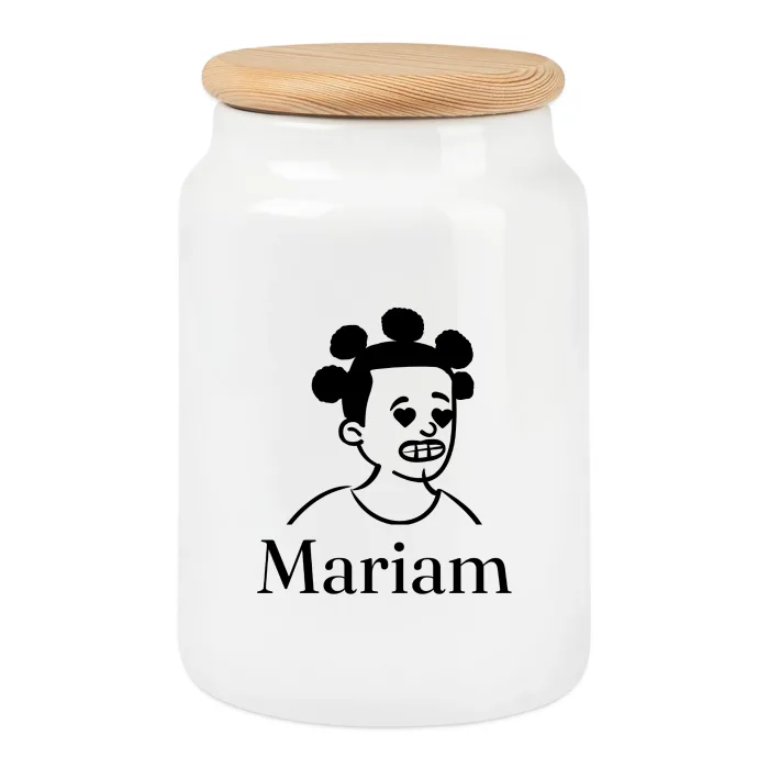 Boîte à biscuits personnalisée au prénom Mariam